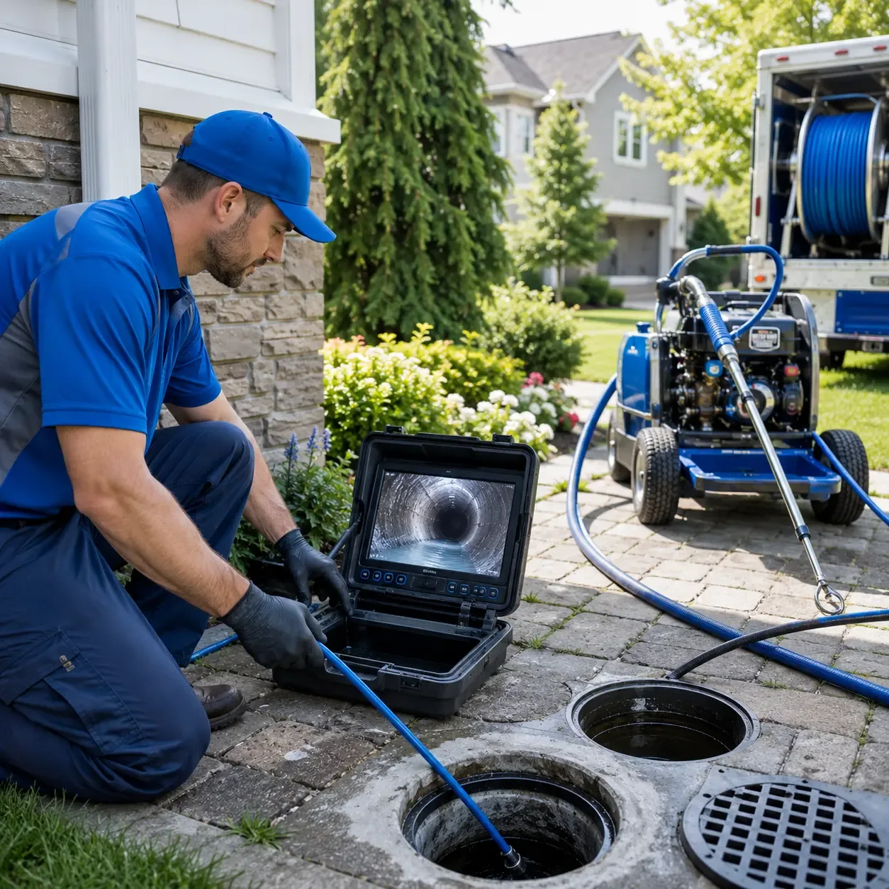 Outdoor drain cleaning professionals serving Athens, WI